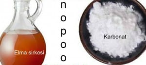 No Poo sirke ve karbonat