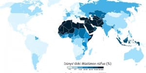Dünyadaki Müslüman Ülkeler ve Nüfusları