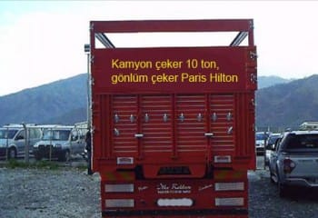 En Komik Kamyon Arkası Yazılar