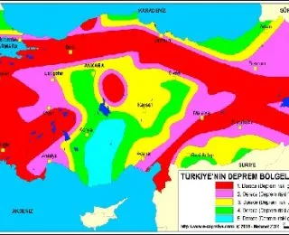 Türkiye’de İllerimize Göre Deprem Riskleri