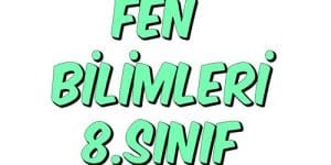 8.Sınıf Fen Bilimleri Konuları
