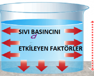 Sıvı Basıncını Etkileyen Değişkenler