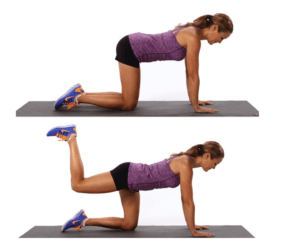 Kalçadan sağ ve sol tekme