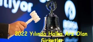 2022 Yılında Halka Arz Olan Şirketler