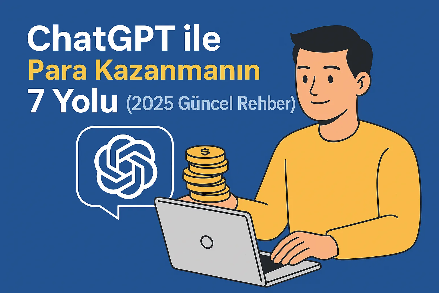 ChatGPT ile Para Kazanmanın 7 Yolu (2025 Güncel Rehber)